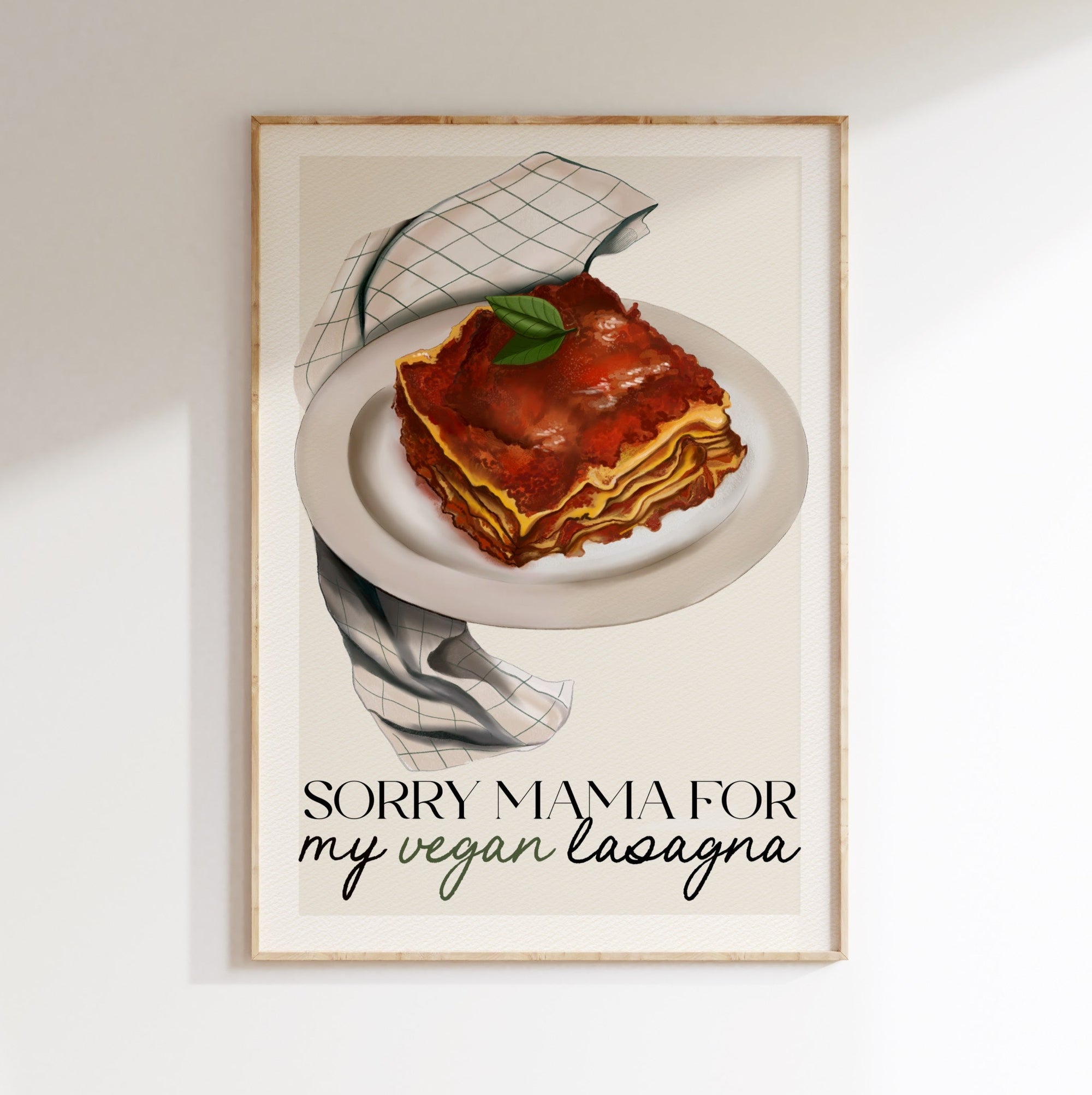 Set personalizzabile 3 stampe murali Vegan