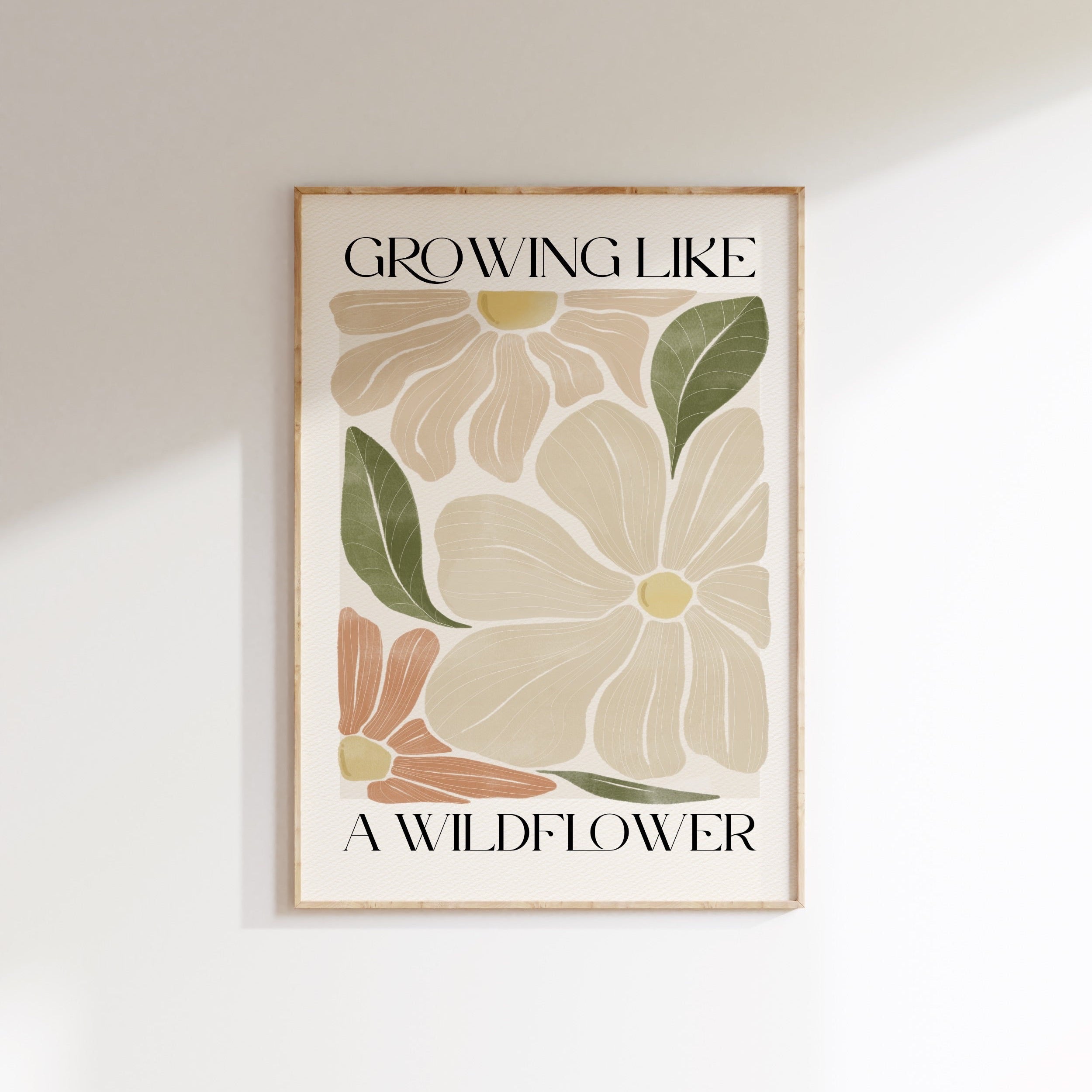 19 / Growing like a wildflower, Stampa A4