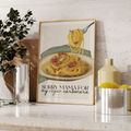 Stampa Vegan "Sorry mama for my vegan carbonara".