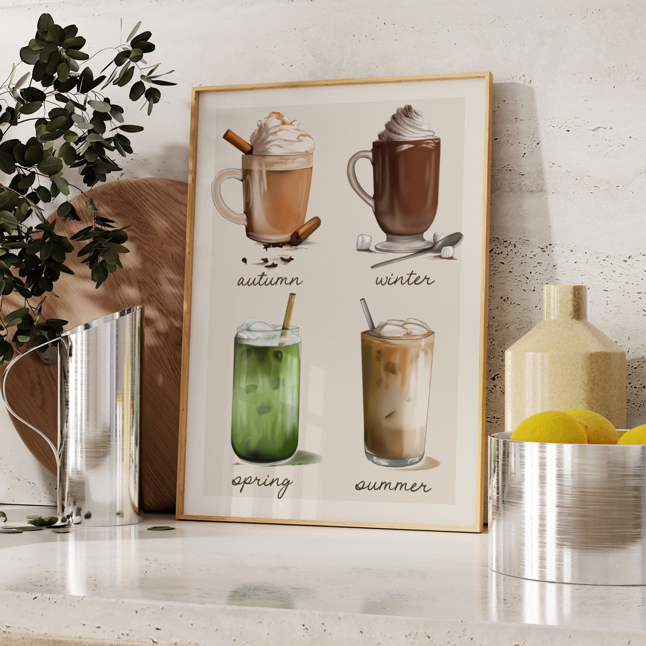 Stampa Vegan "Seasons"