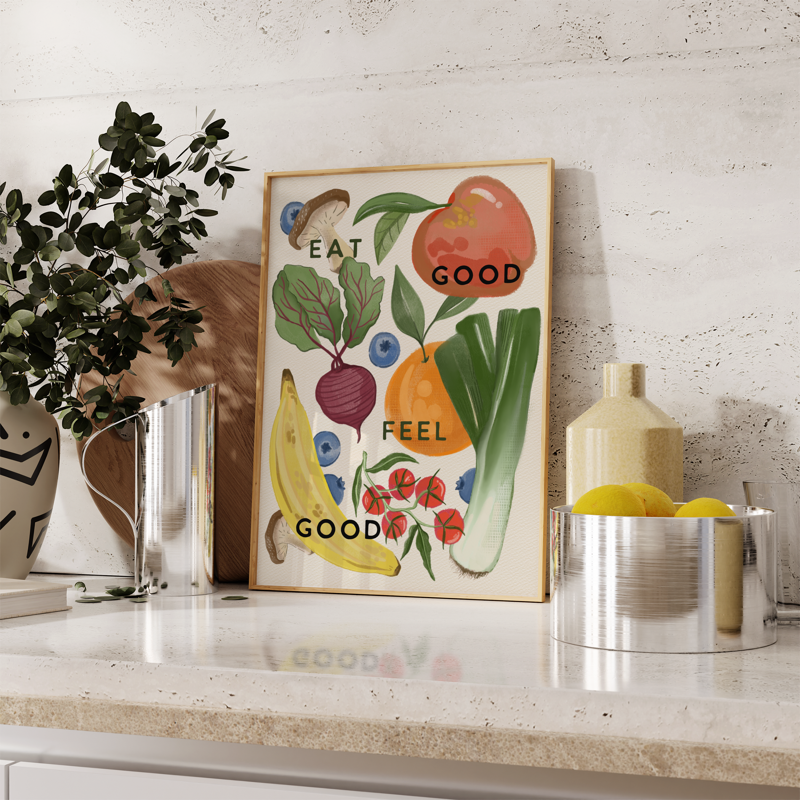 Stampa Nourish "Eat good, feel good"