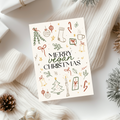 Biglietto di Natale "Merry Vegan Christmas"