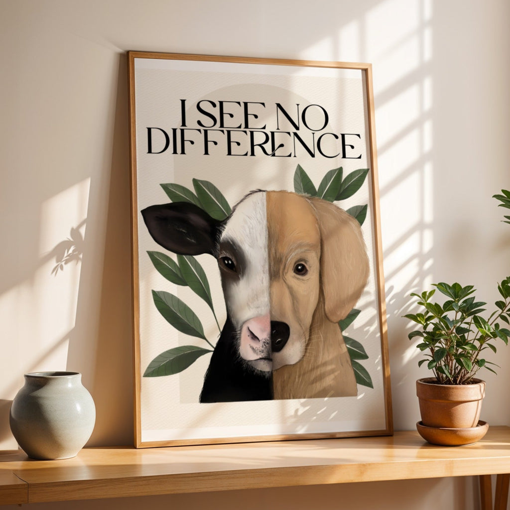 Stampa Vegan "I see no difference"