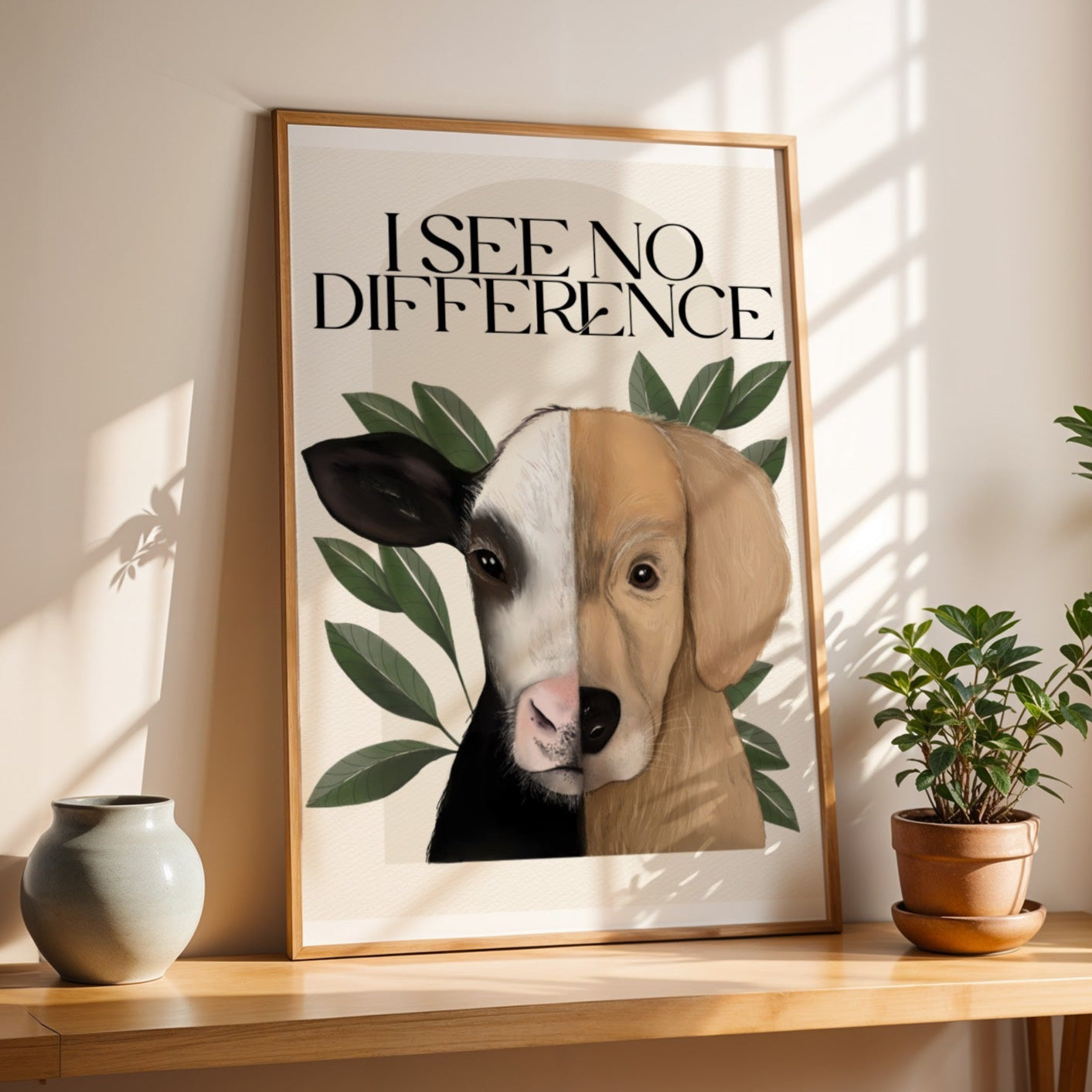Stampa Vegan "I see no difference"