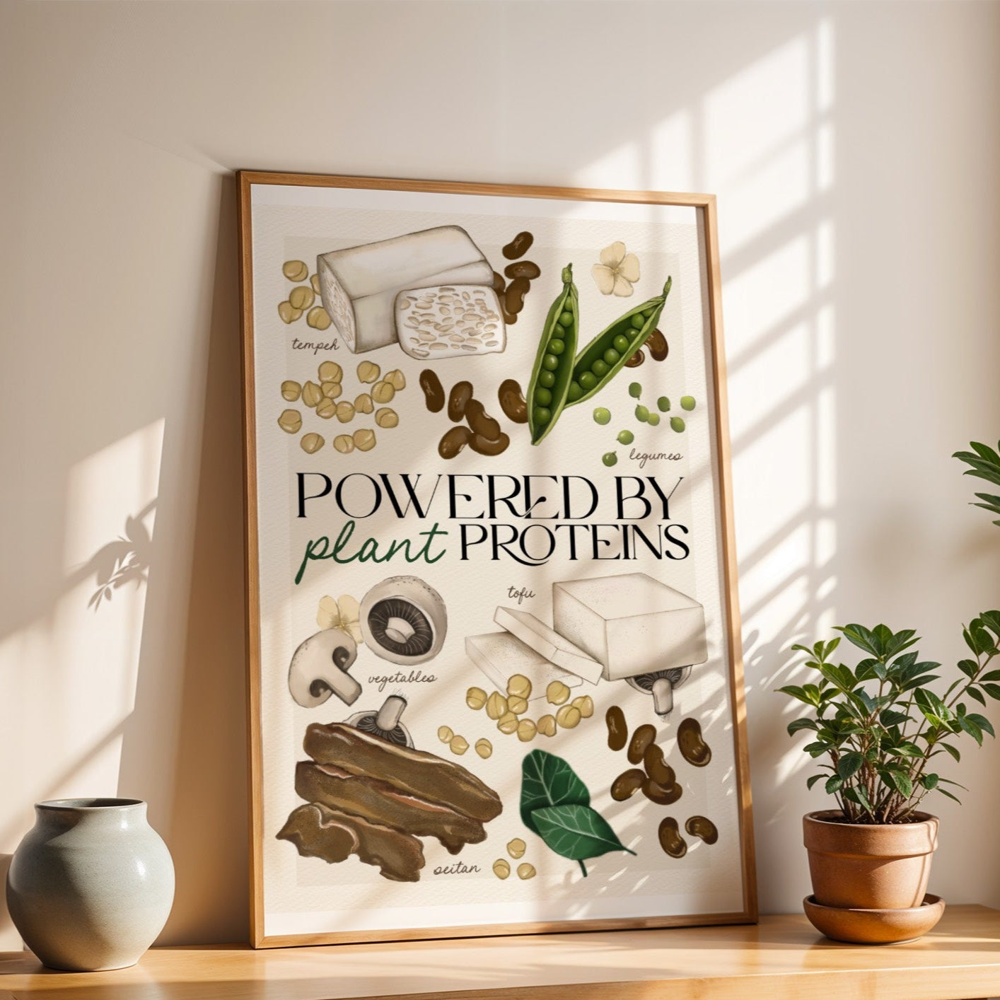 Stampa Vegan "Powered by plant proteins"