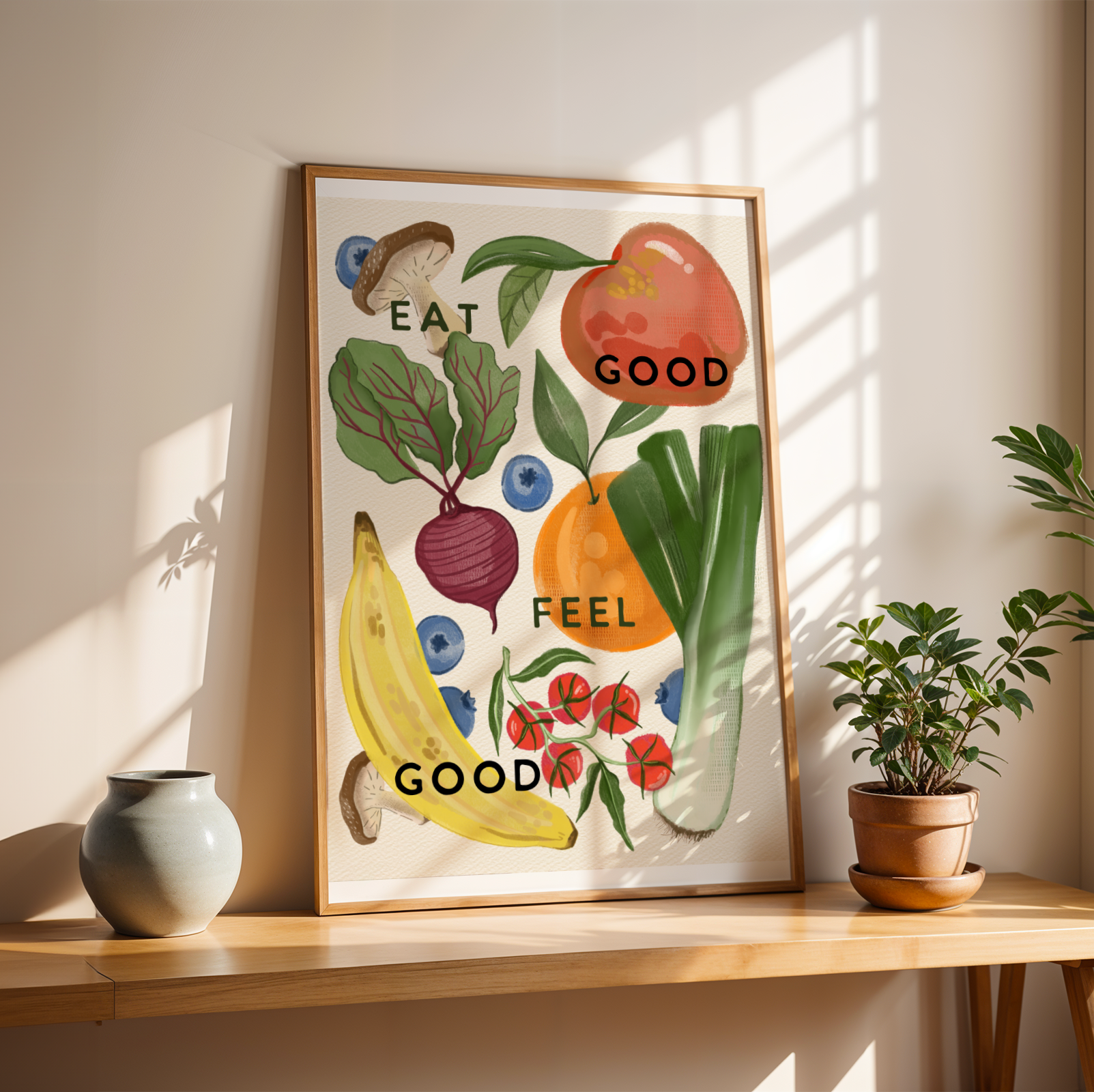 Stampa Nourish "Eat good, feel good"