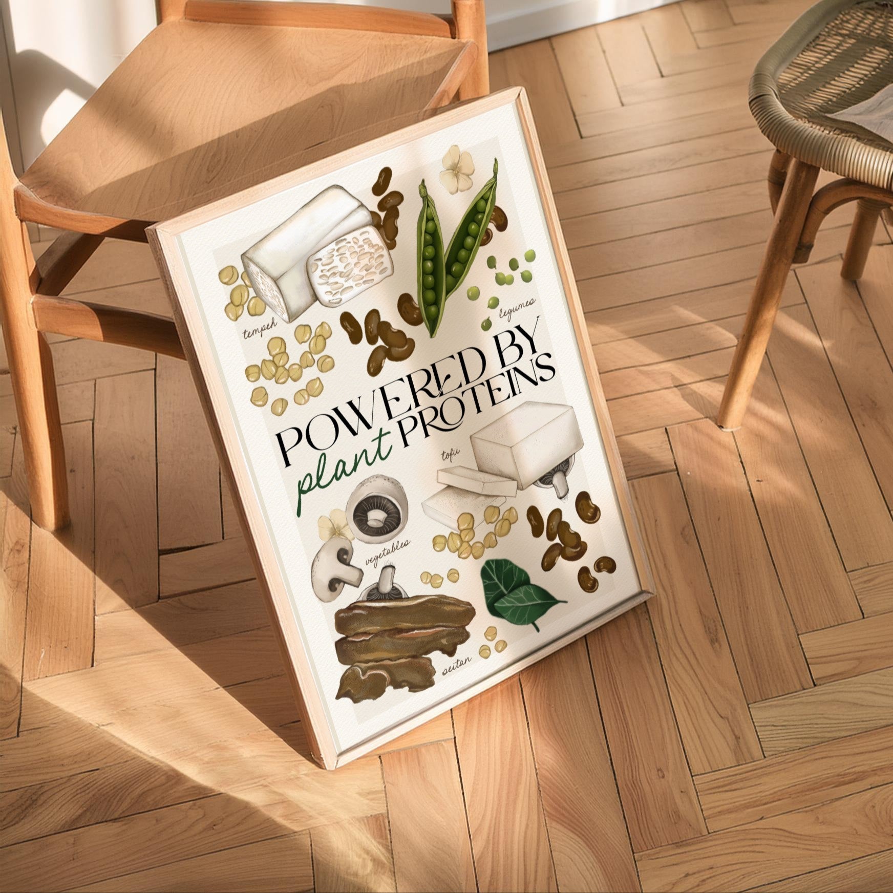 Stampa Vegan "Powered by plant proteins"