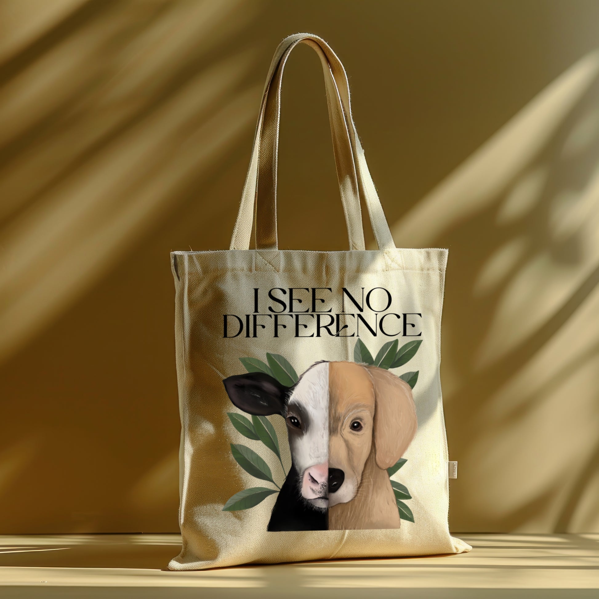 Cotton Shopper Bag "I See No Difference"