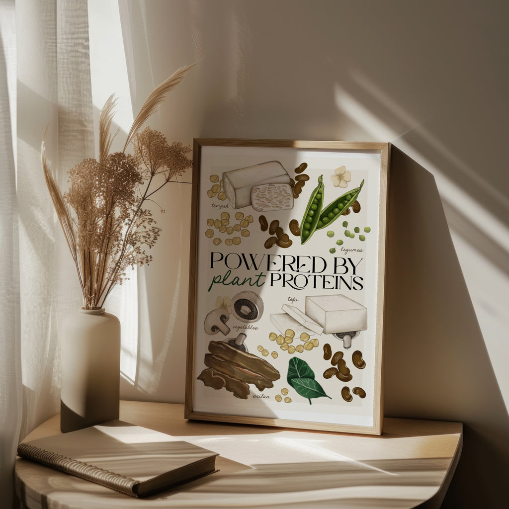 Stampa Vegan "Powered by plant proteins"