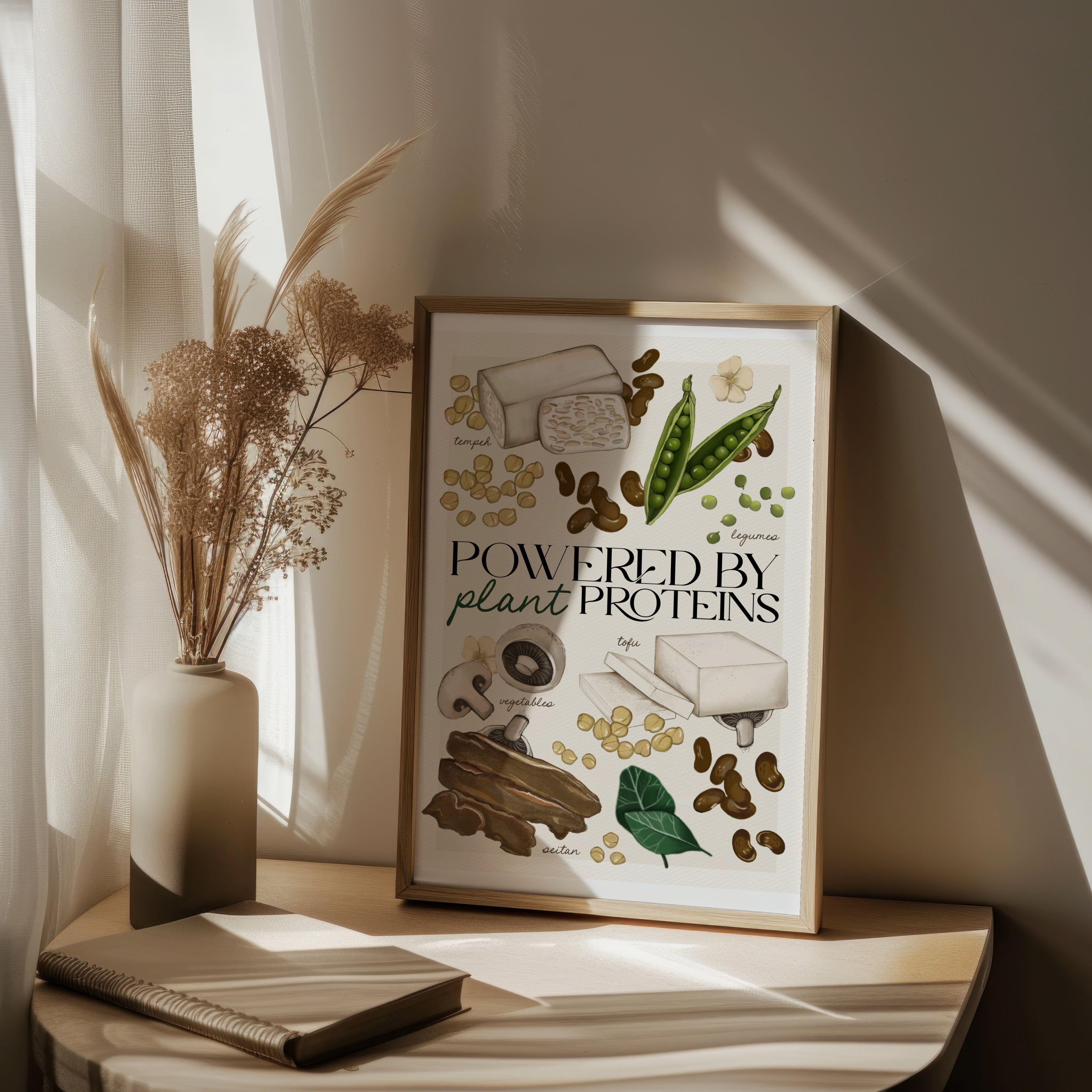 Stampa Vegan "Powered by plant proteins"