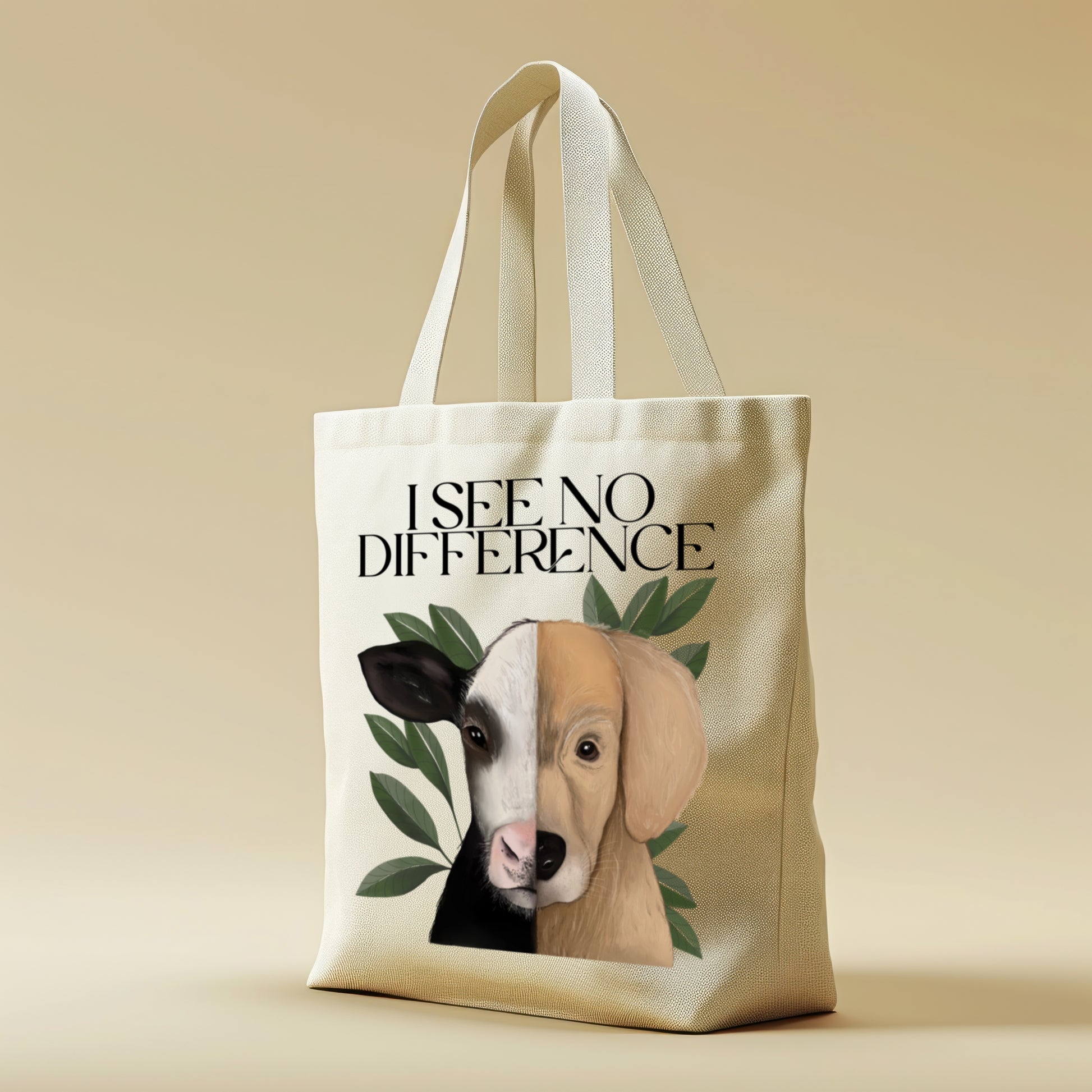 Cotton Shopper Bag "I See No Difference"