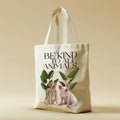 Borsa Shopper in cotone "Be kind to all animals", Tote bag
