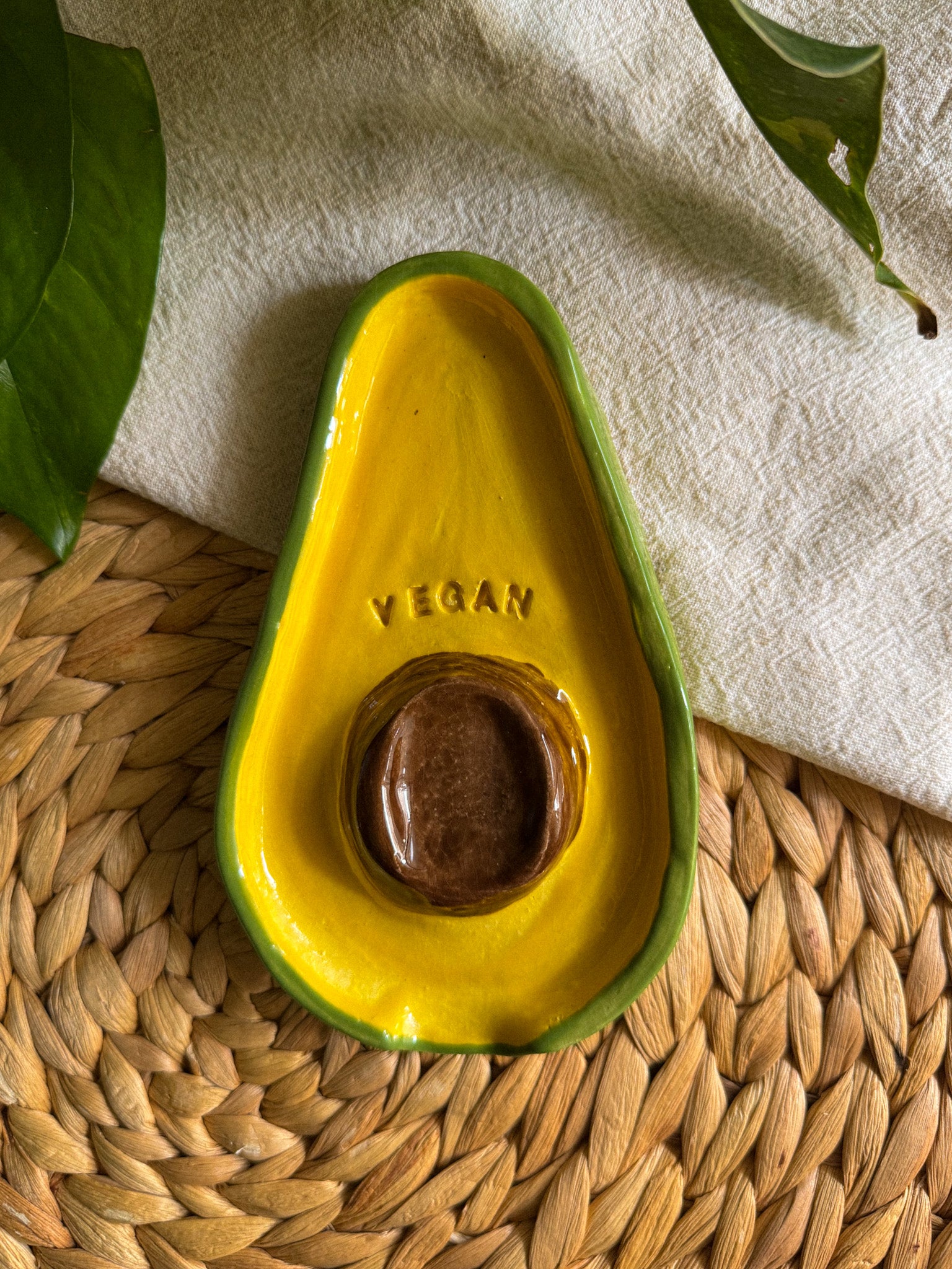 Avocado 'Vegan' Poggiamestolo