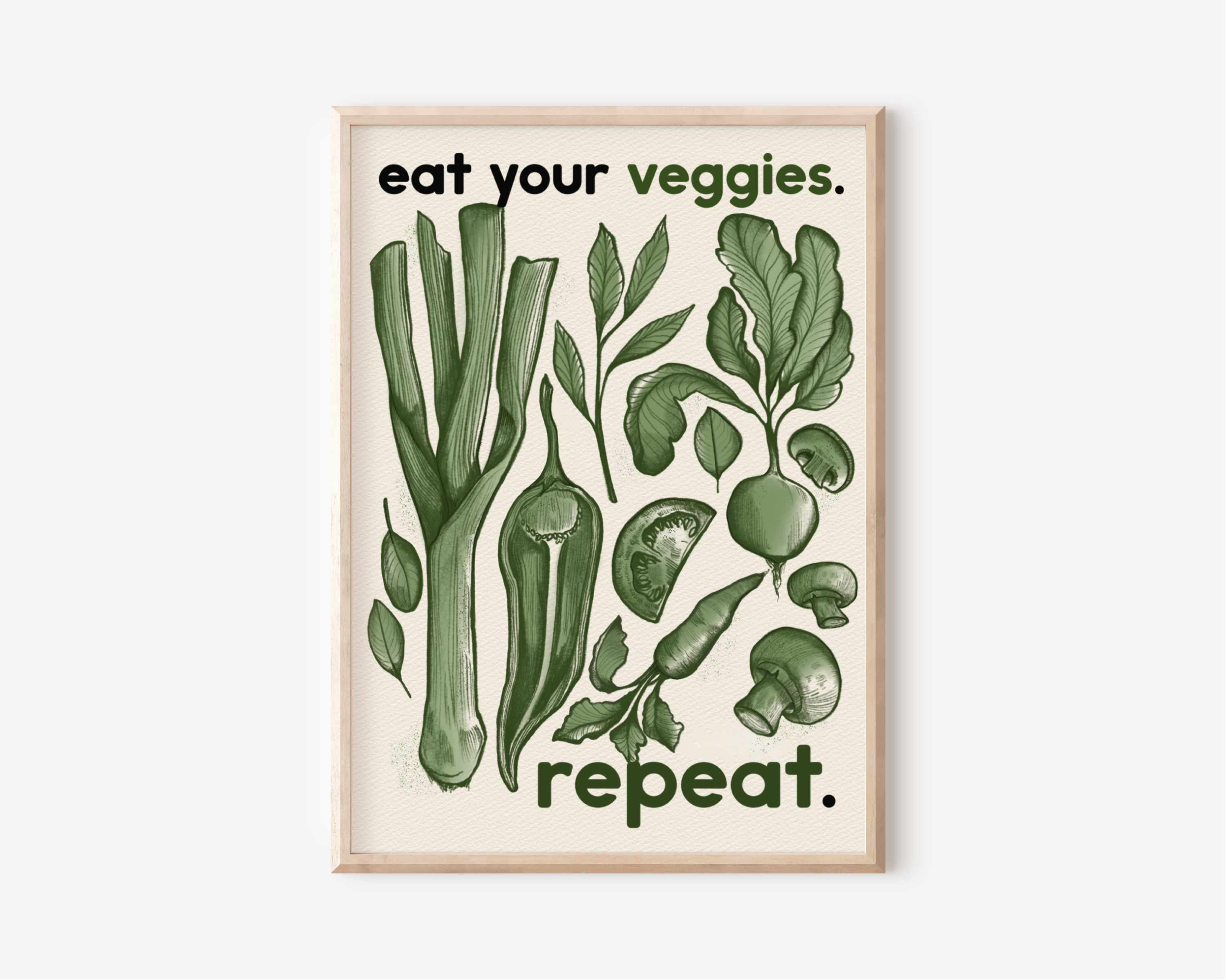 Vegan "Seasons" Print