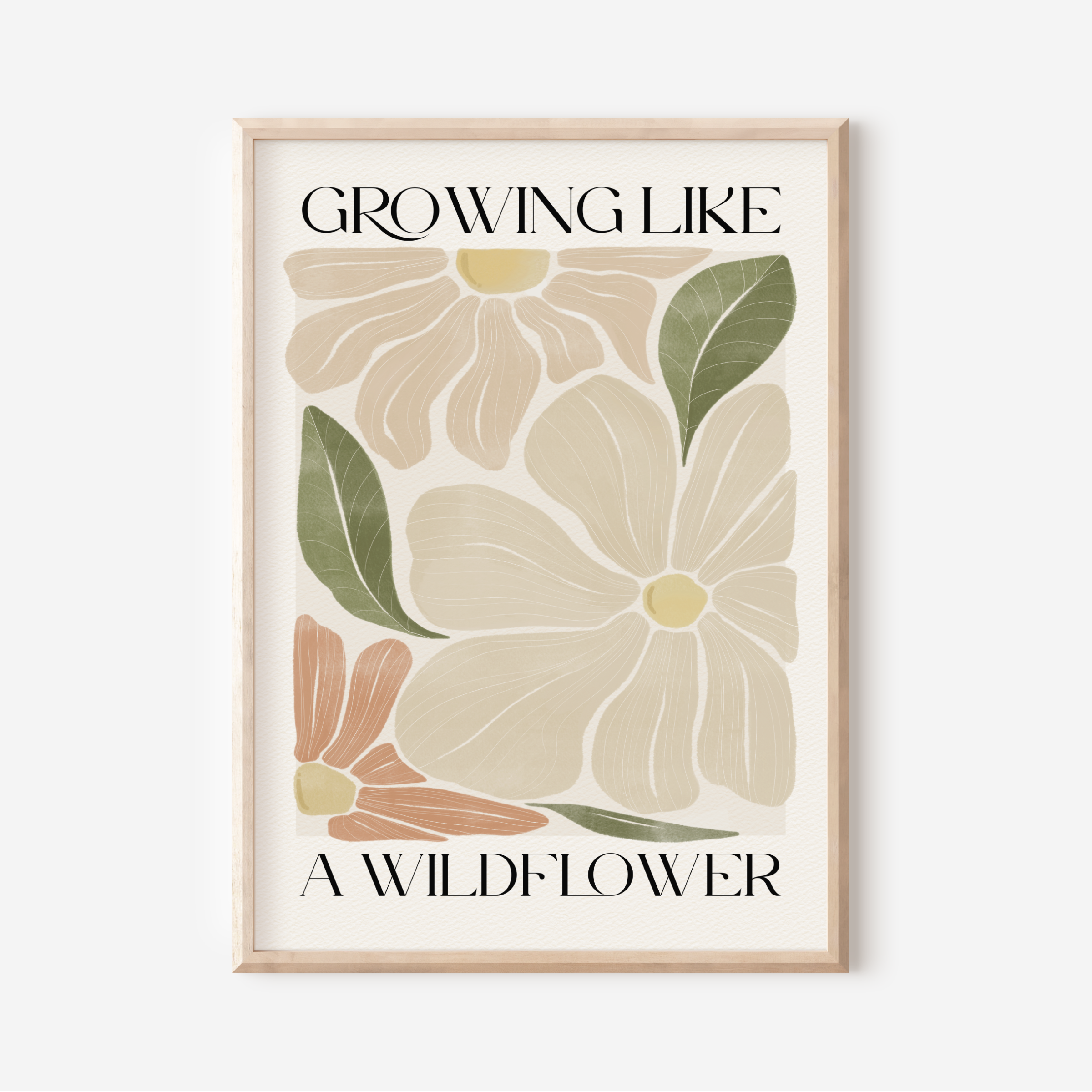19 / Growing like a wildflower, Stampa A4