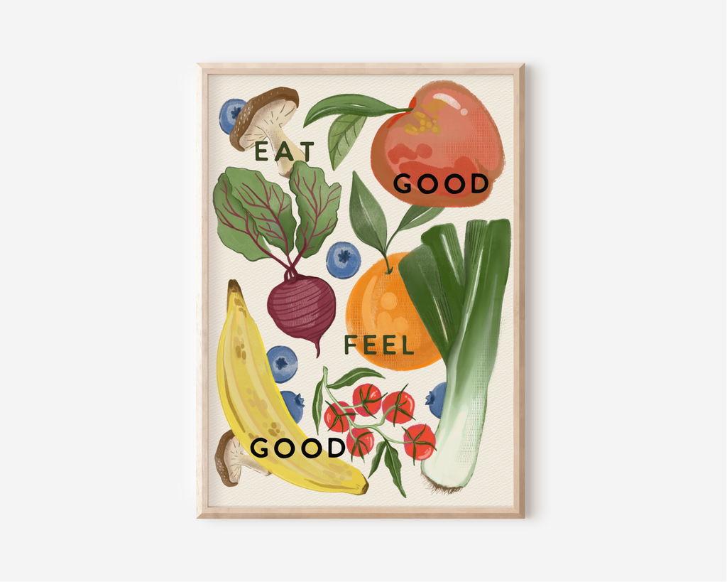 Stampa Nourish "Eat good, feel good"