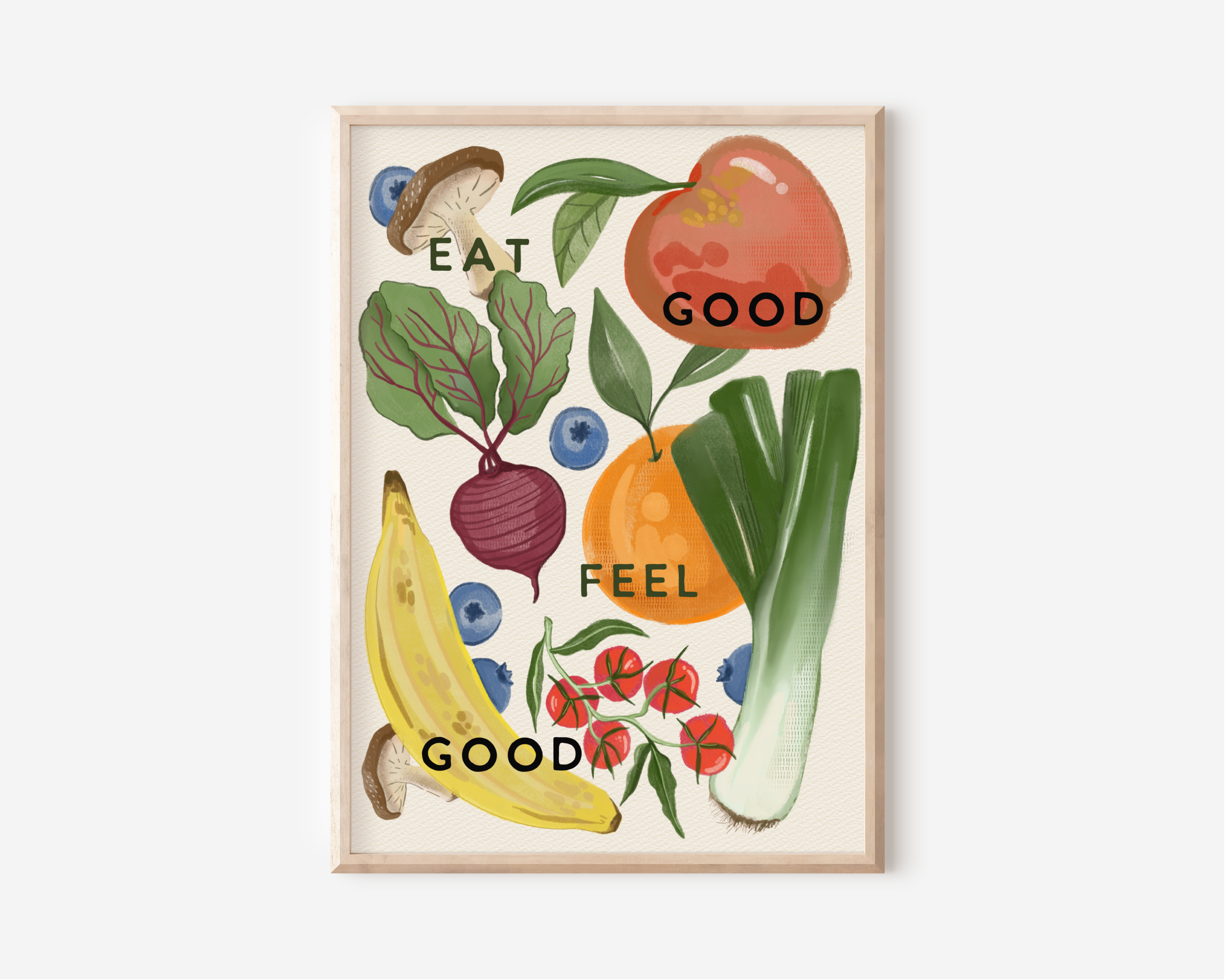 Stampa Nourish "Eat good, feel good"