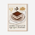 Stampa Vegan "Sorry mama for my vegan tiramisù"