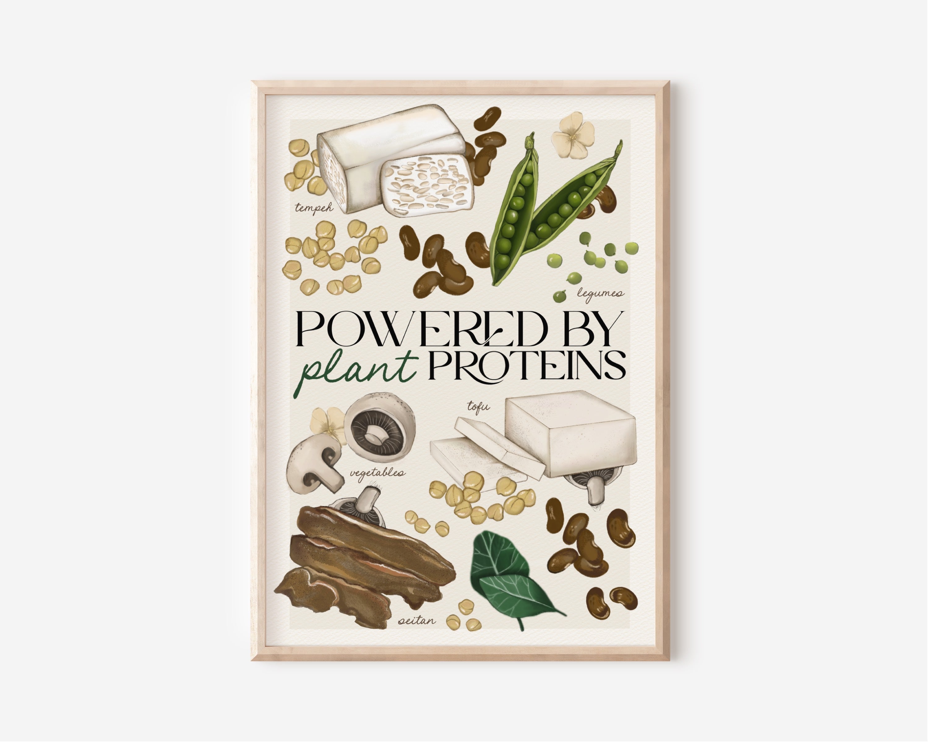 Stampa Vegan "Powered by plant proteins"