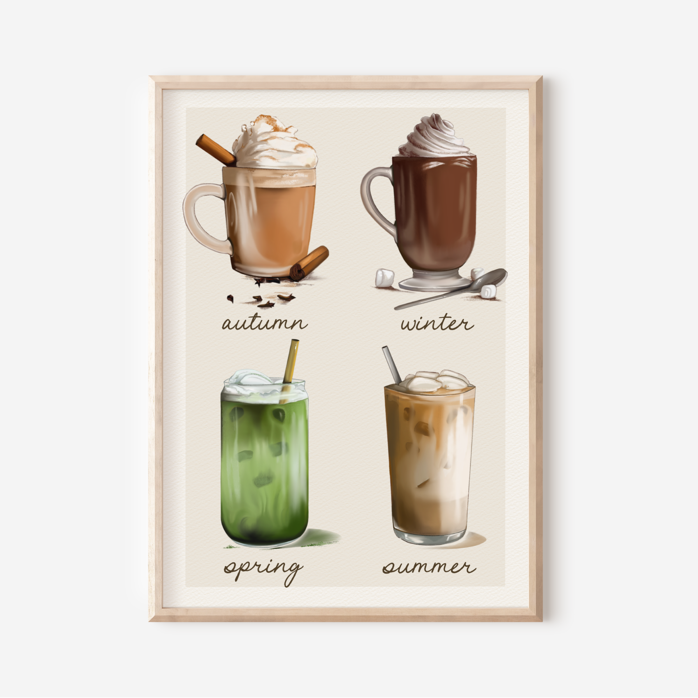 Stampa Vegan "Seasons"