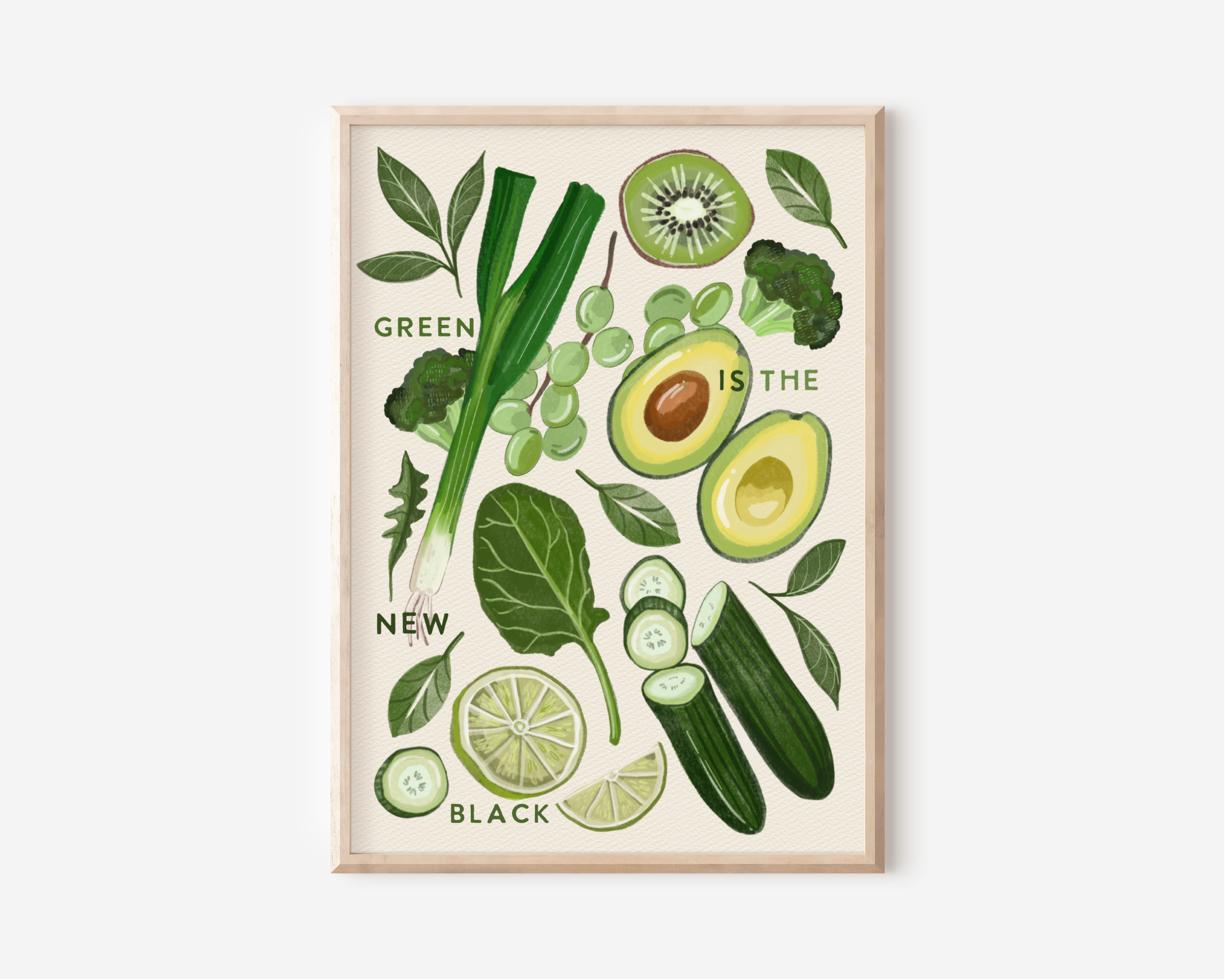 Vegan "Seasons" Print