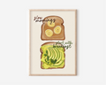 Stampa Nourish "Slow mornings start with breakfast"