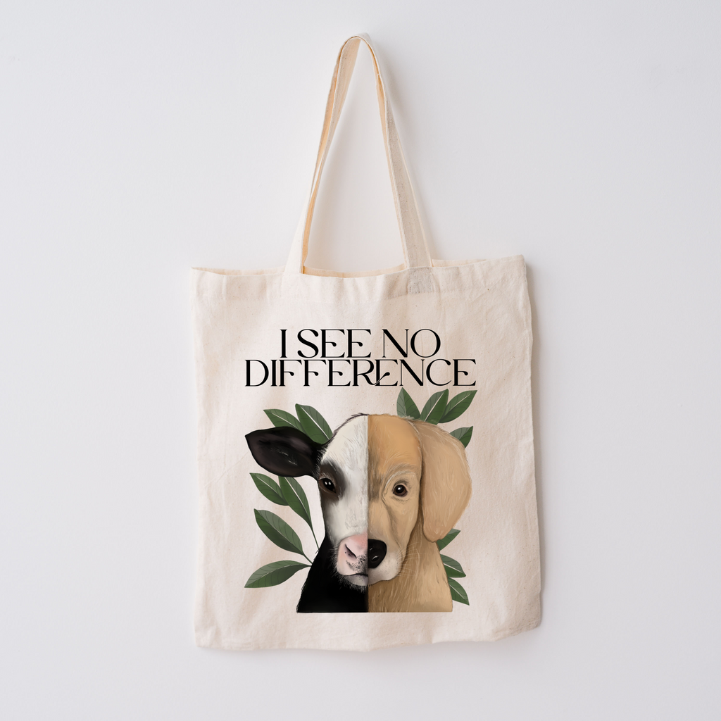 Cotton Shopper Bag "I See No Difference"
