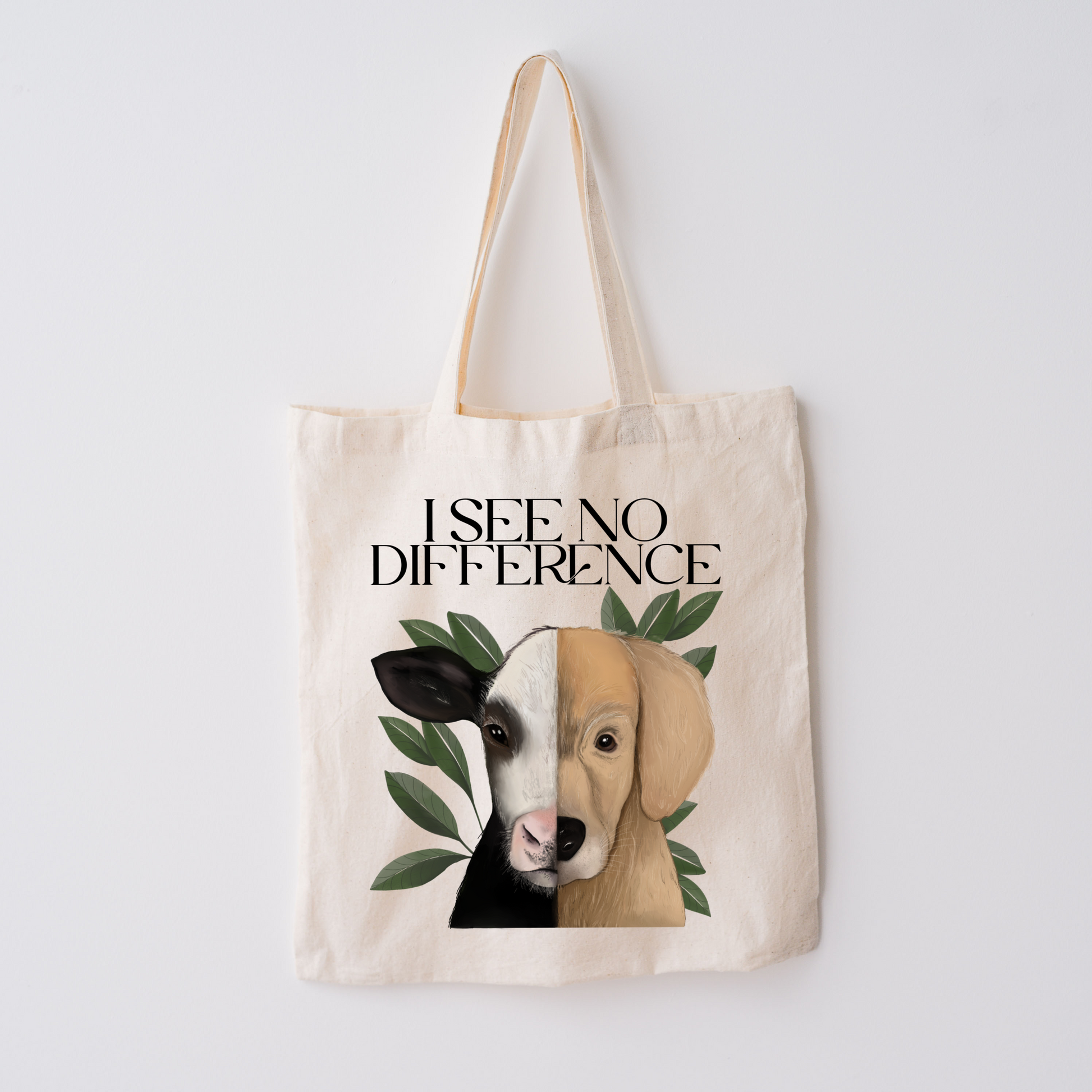 Cotton Shopper Bag "I See No Difference"