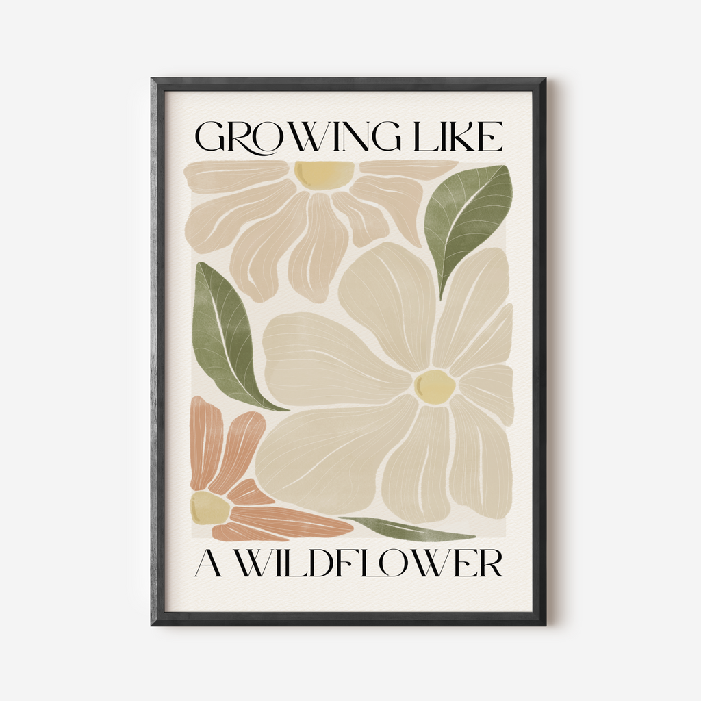 19 / Growing like a wildflower, Stampa A4