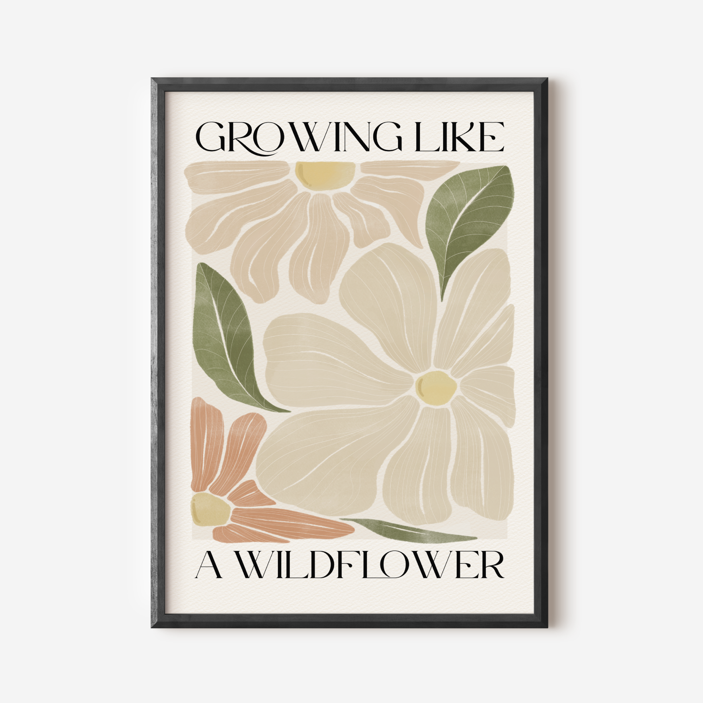 19 / Growing like a wildflower, Stampa A4