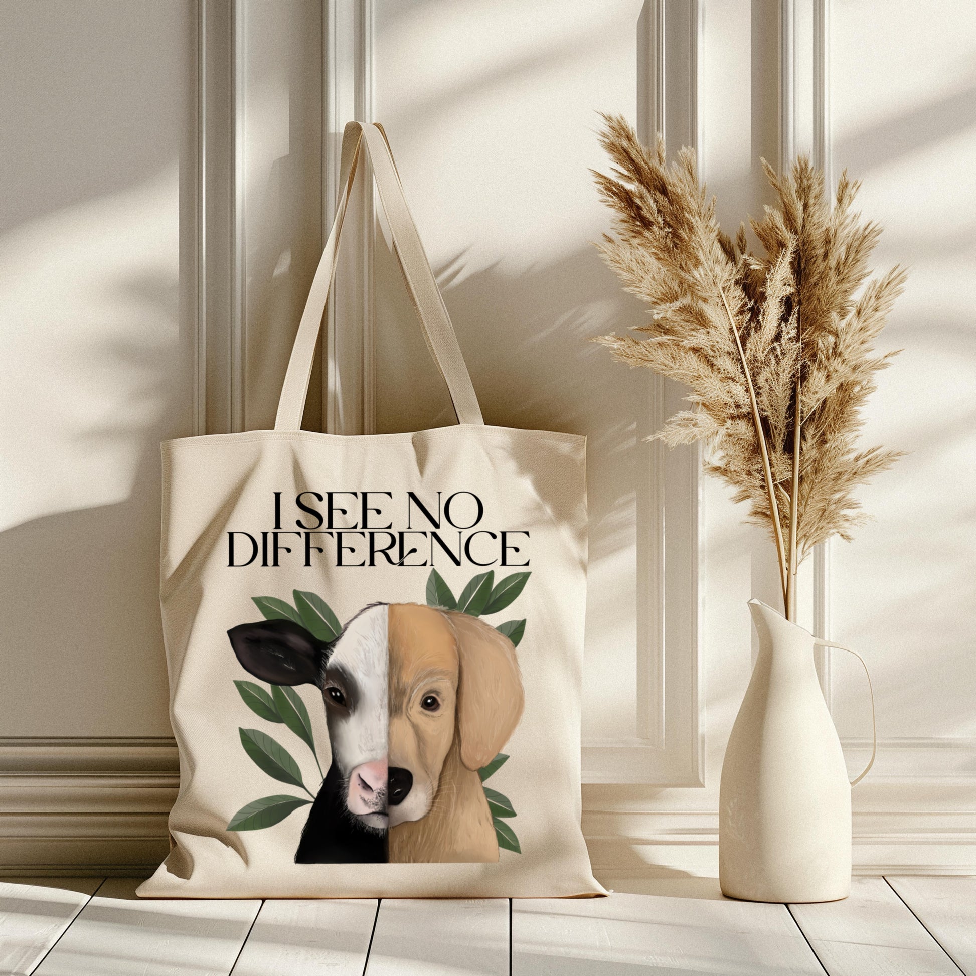 Cotton Shopper Bag "I See No Difference"