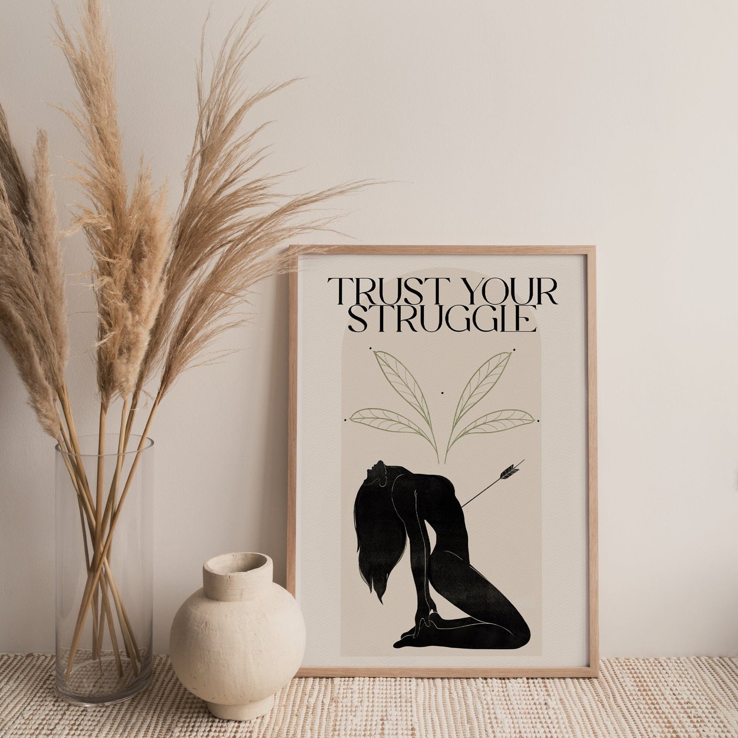 1 / Trust your struggle, A4 print