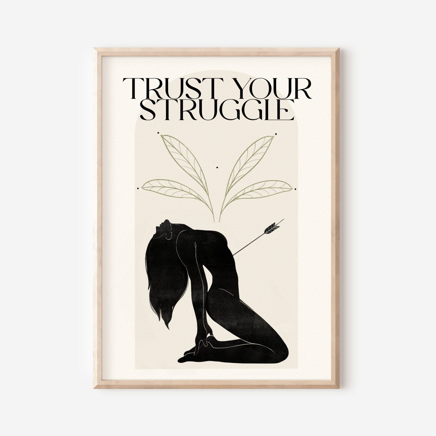 1 / Trust your struggle, A4 print