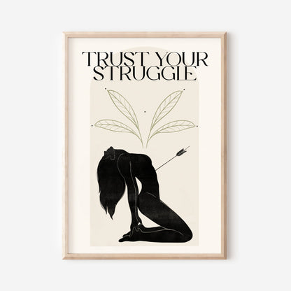 1 / Trust your struggle, A4 print