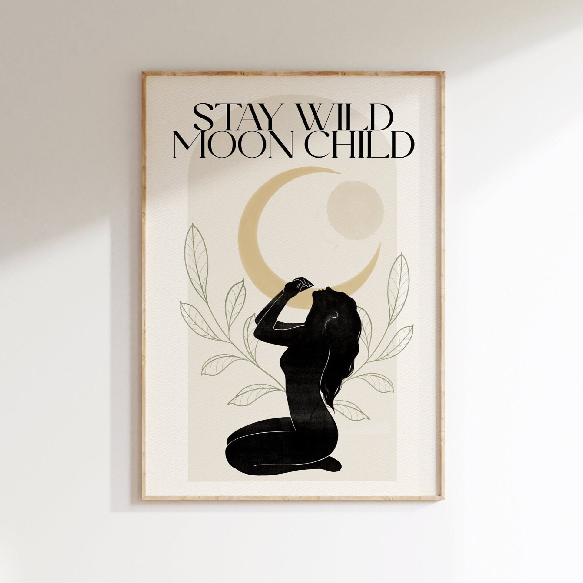 2 / Stay wild moon child, A4 print