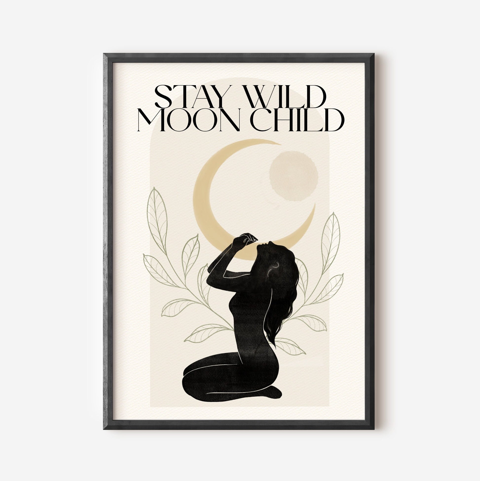 2 / Stay wild moon child, A4 print