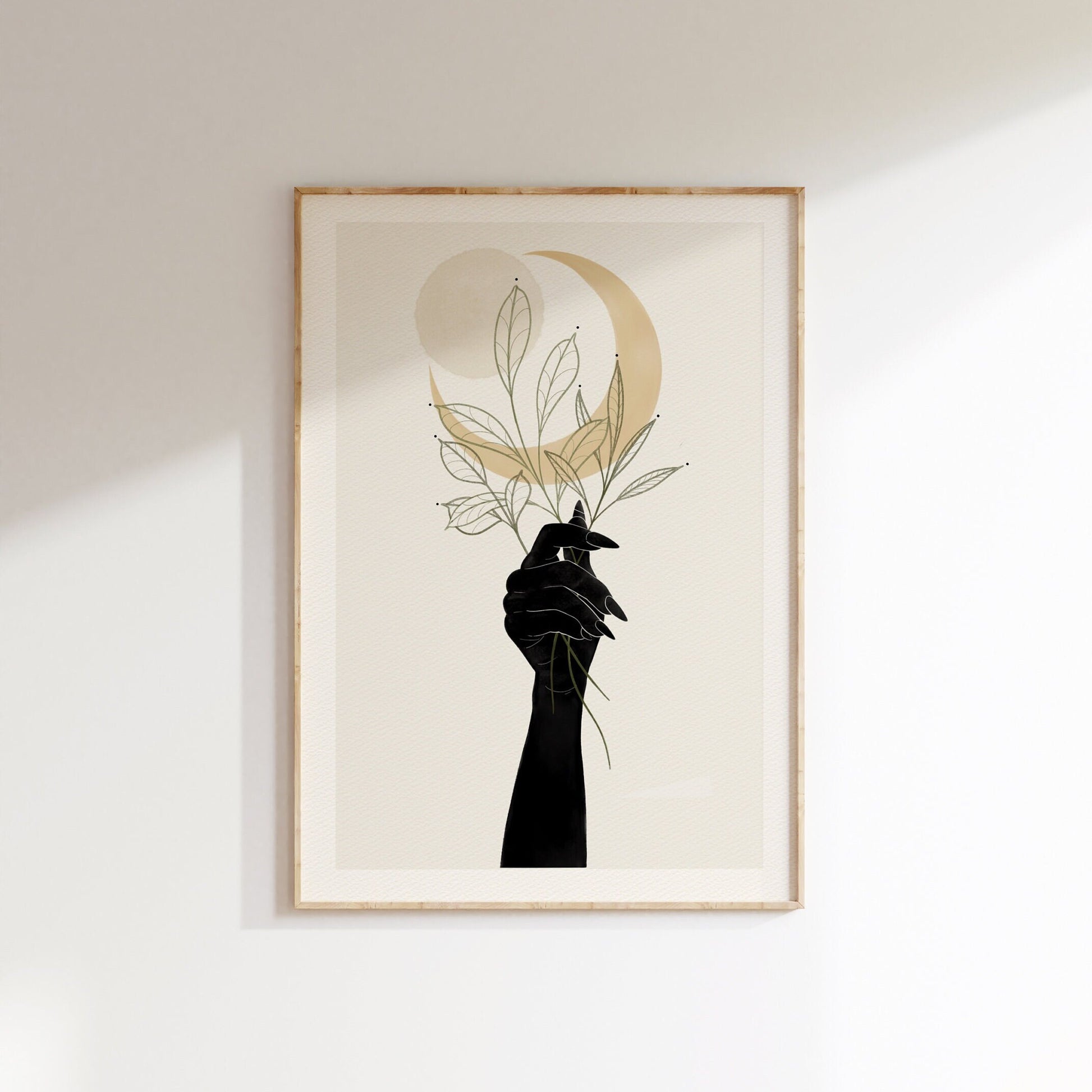 6 / Growing moon, A4 Print