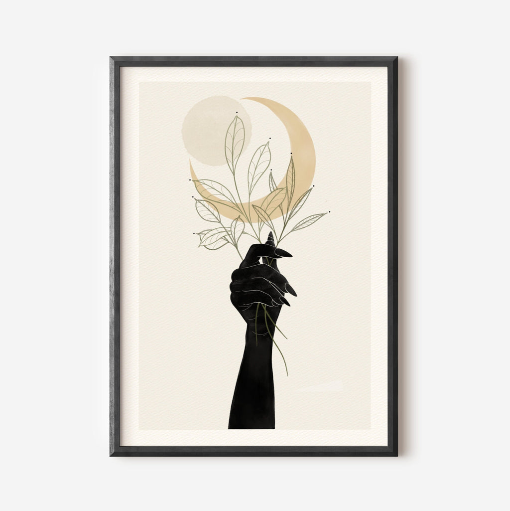 6 / Growing moon, Stampa A4