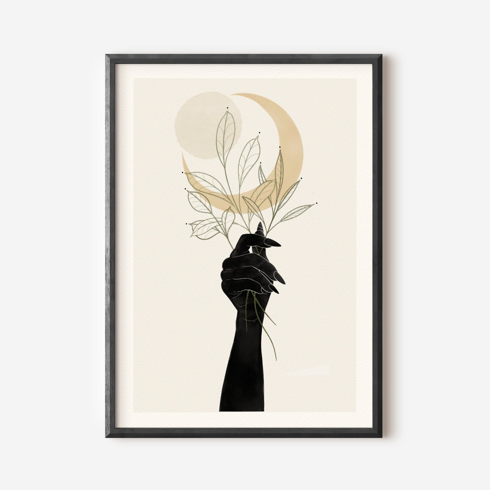 6 / Growing moon, A4 Print