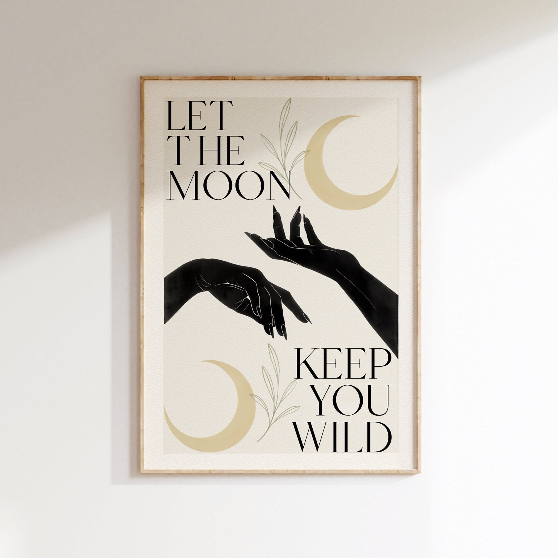 5 / She the moon keeps you wild, A4 print
