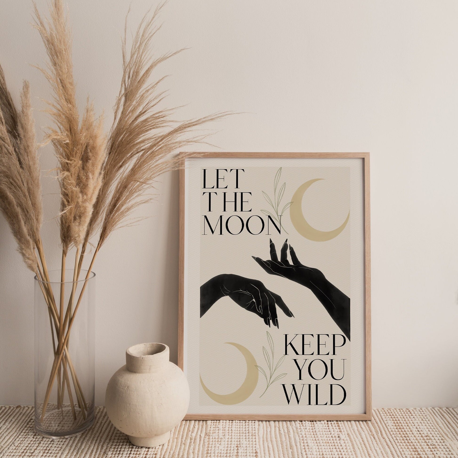 5 / She the moon keeps you wild, A4 print