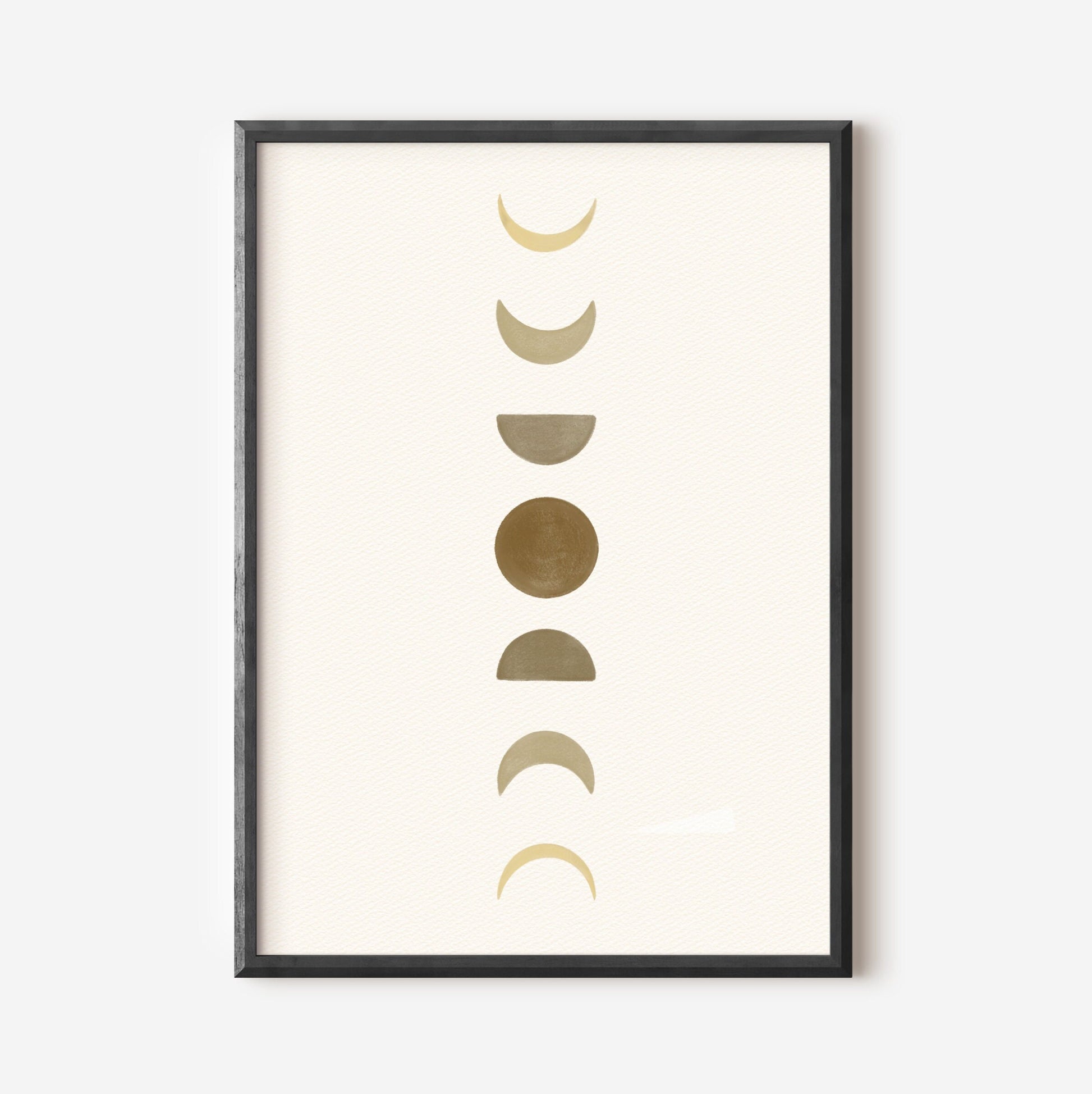 8 / Moon phases, A4 Print
