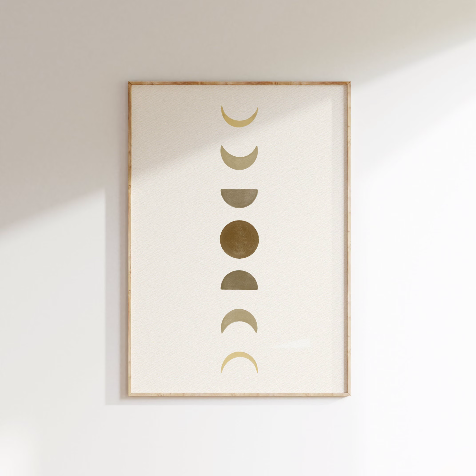 8 / Moon phases, A4 Print