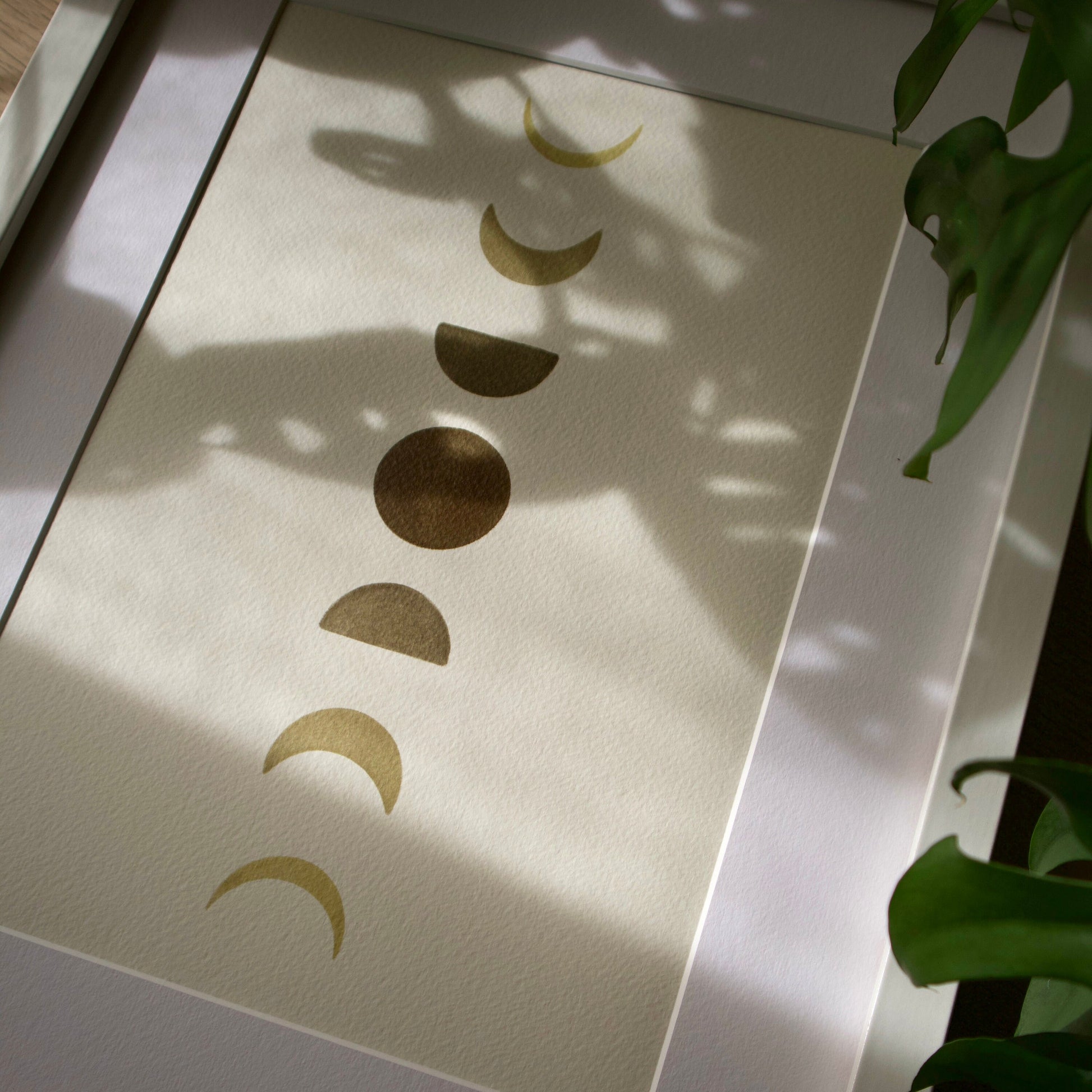 8 / Moon phases, A4 Print