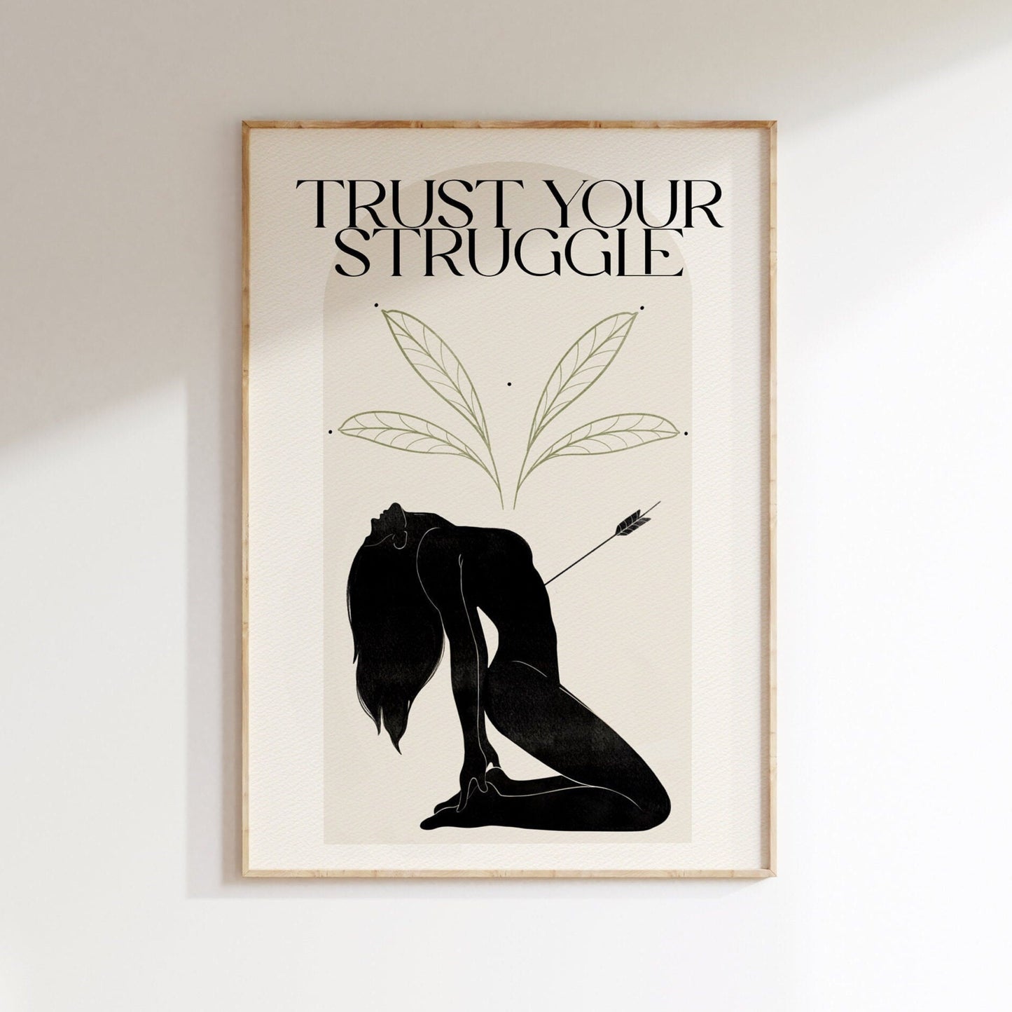 1 / Trust your struggle, A4 print