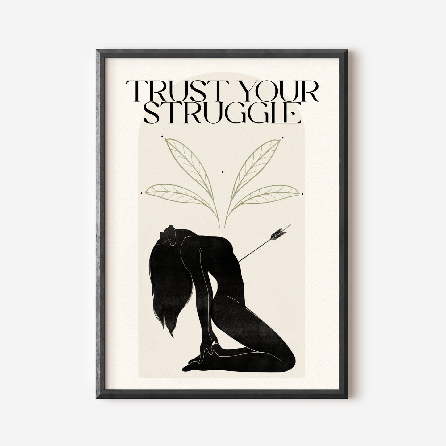 1 / Trust your struggle, A4 print