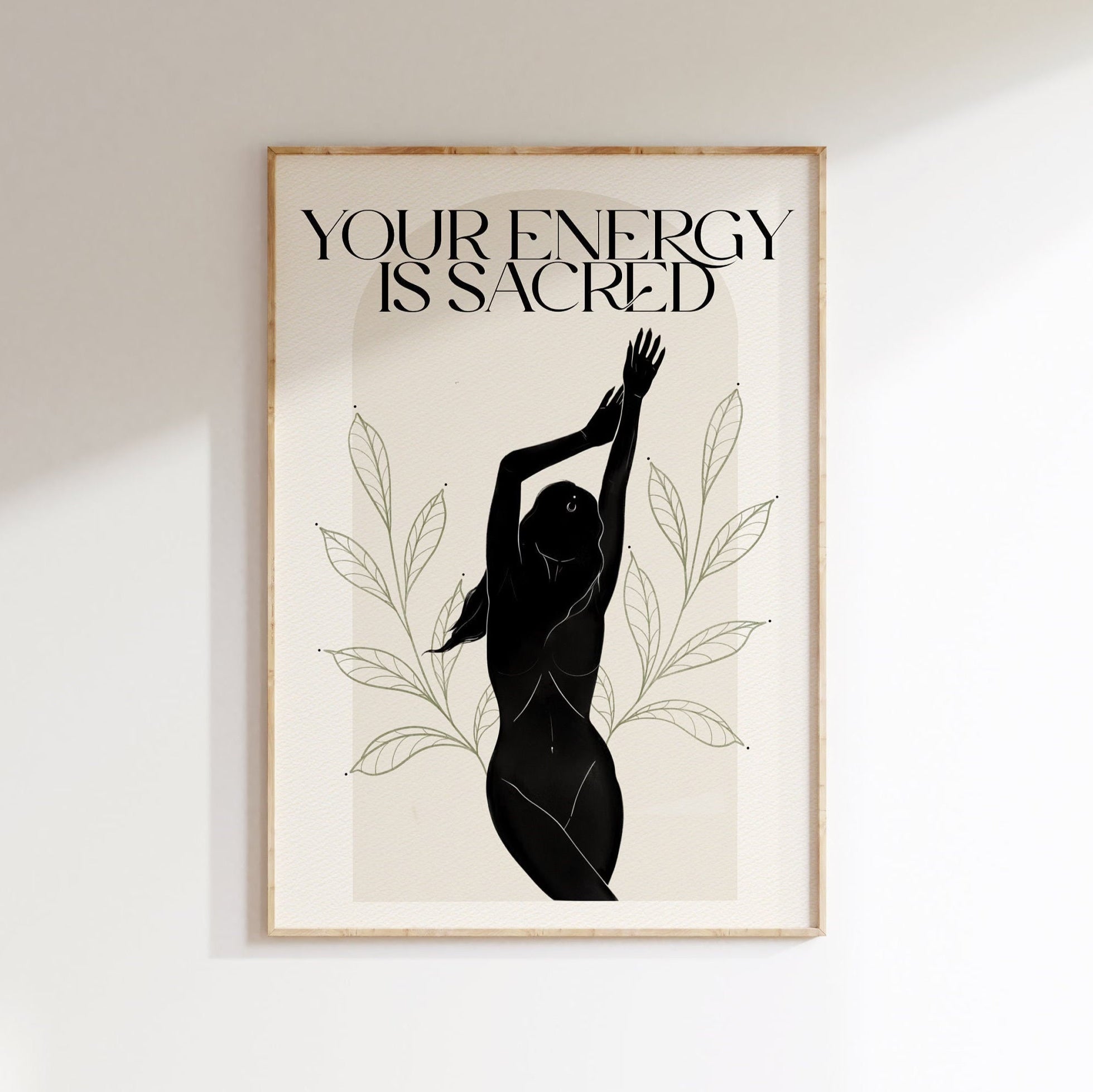 3 / Your energy is sacred, Stampa A4