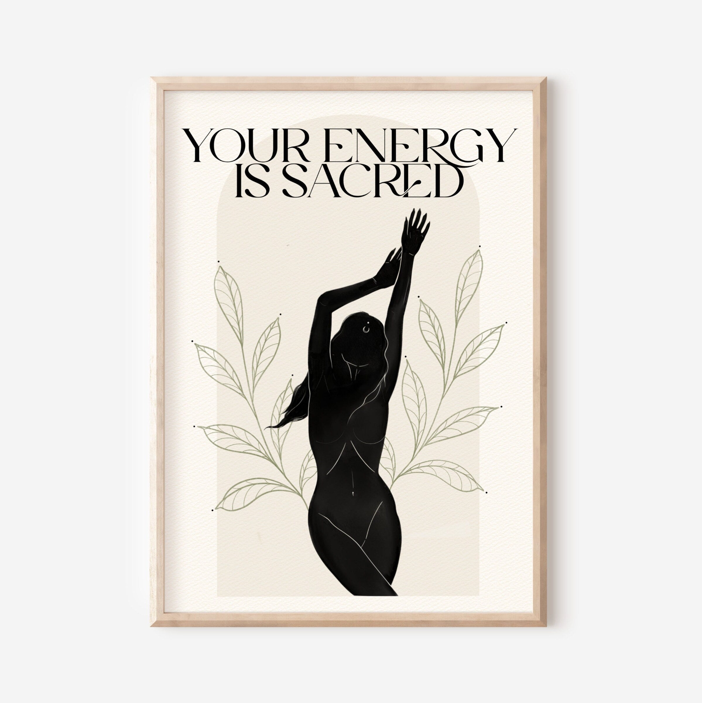 3 / Your energy is sacred, Stampa A4
