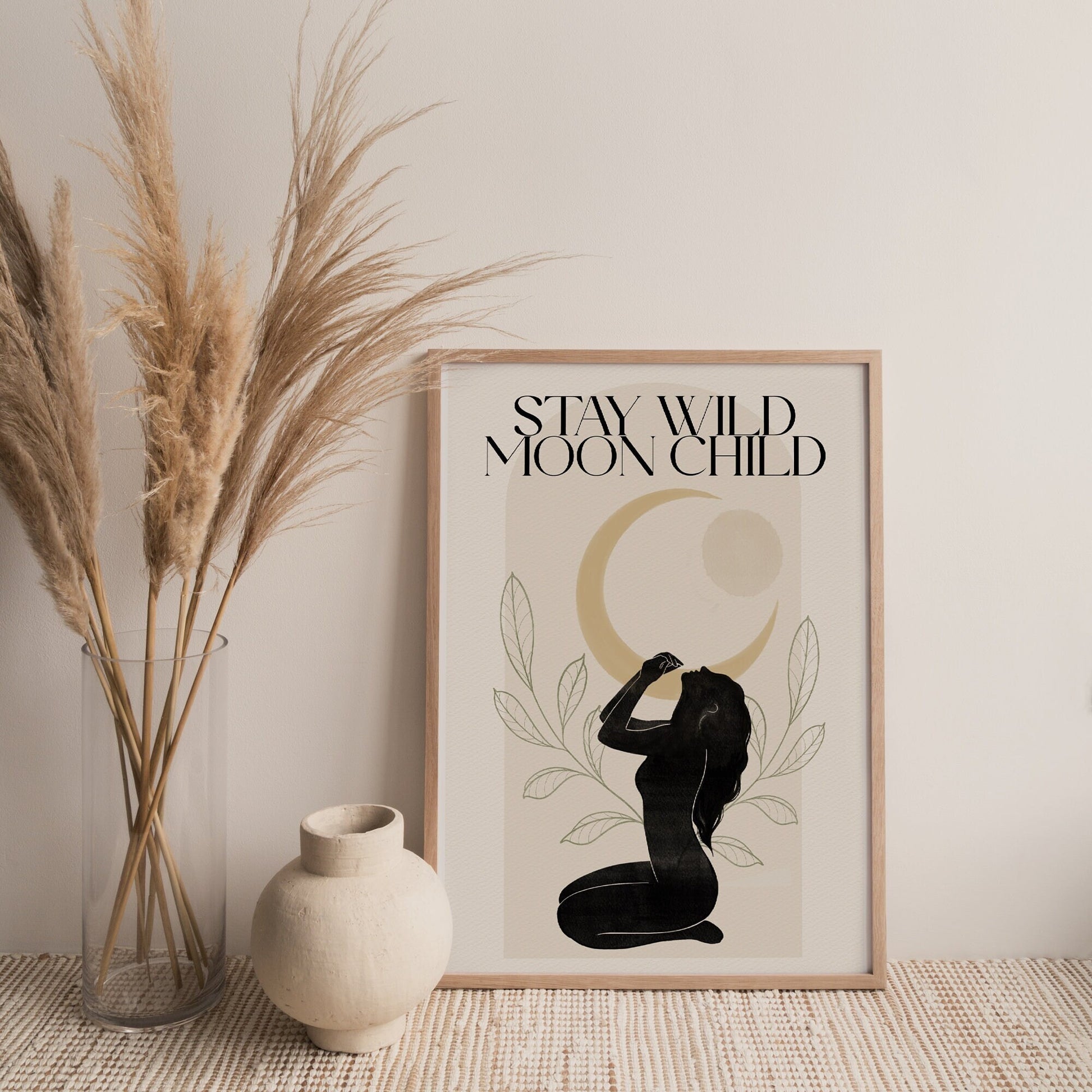2 / Stay wild moon child, A4 print