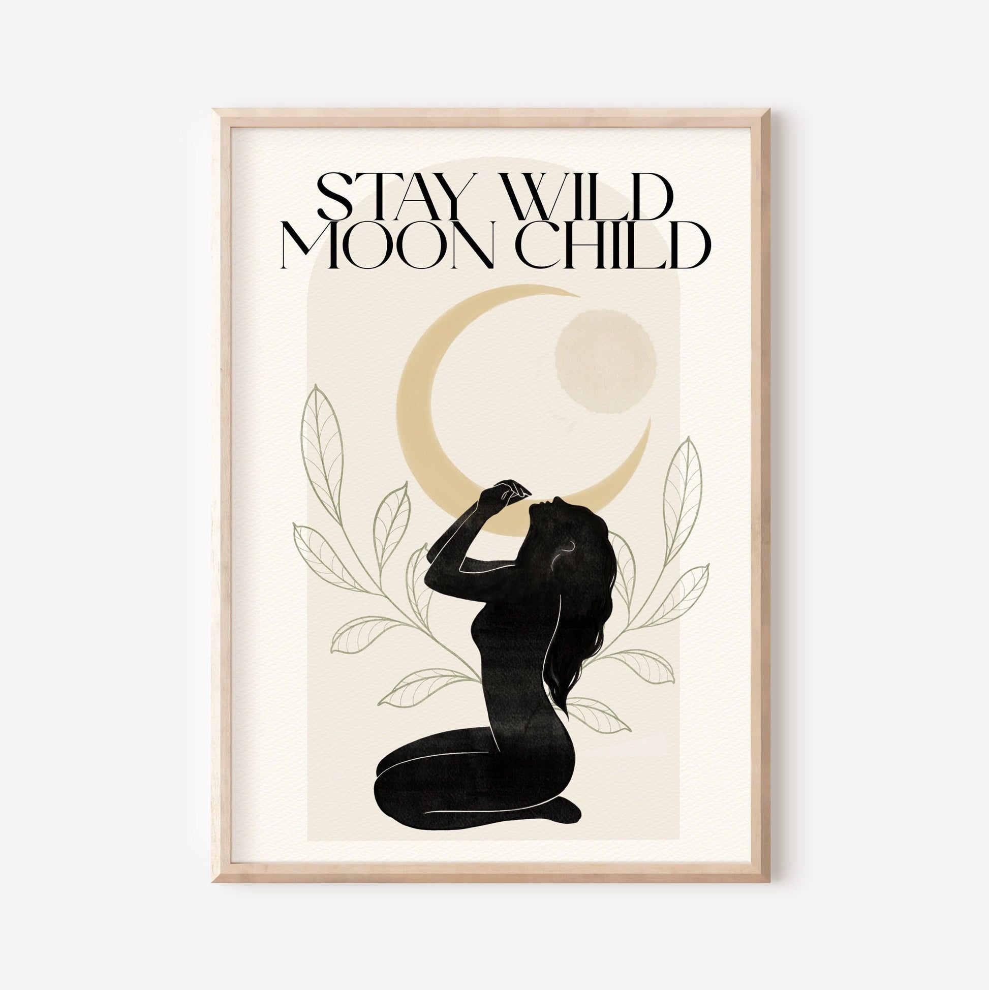 2 / Stay wild moon child, A4 print